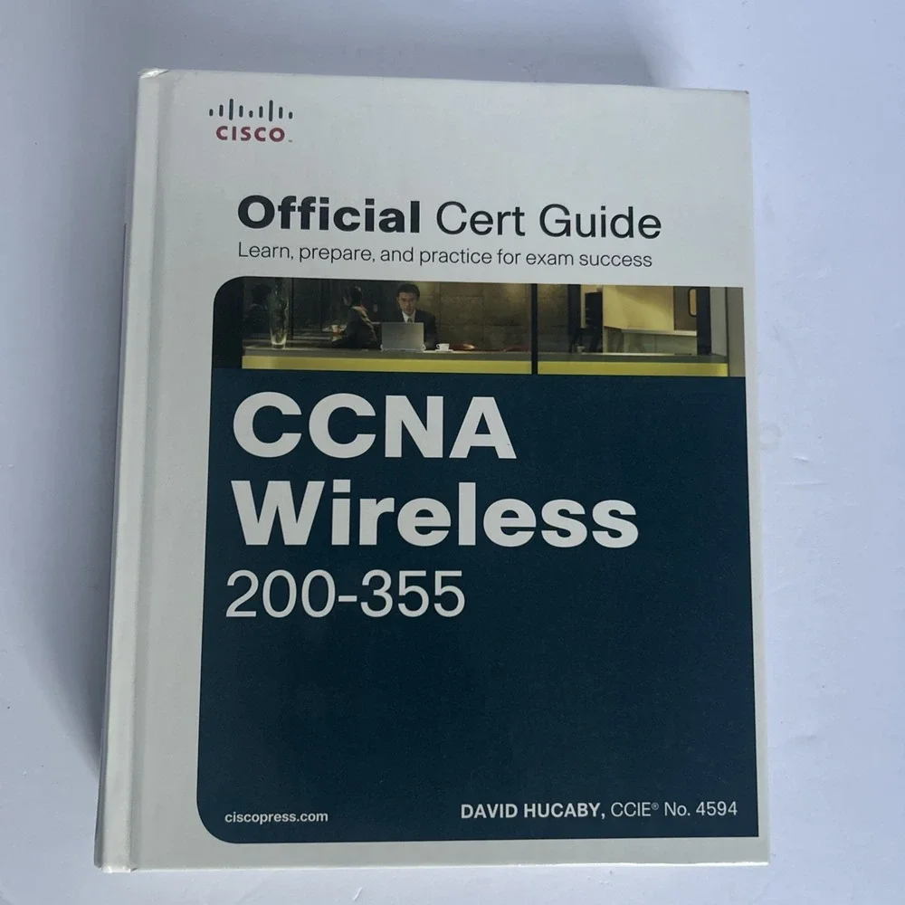 CCNA Wireless 200-355 Official Cert Guide David Hucaby Hardcover Good